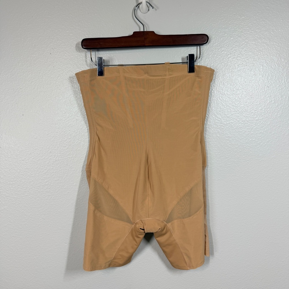 Honeylove Shapewear Women XL Nude SuperPower Short High Waisted Compression Mesh - Picture 2 of 5